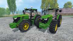 John Deere 6170R and 6210R v2.0 for Farming Simulator 2015