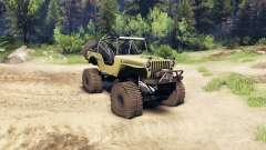 Jeep Willys tan for Spin Tires