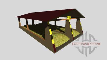 Silage pit with a canopy v2.0 for Farming Simulator 2013
