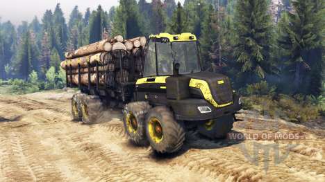 PONSSE Buffalo 8x8 AT for Spin Tires