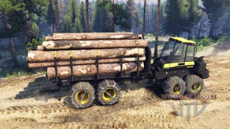 PONSSE Buffalo 8x8 AT for Spin Tires