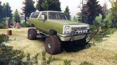 Dodge Ramcharger II 1991 green for Spin Tires