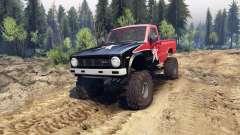 Toyota Hilux Truggy 1981 v1.1 rigid industries for Spin Tires