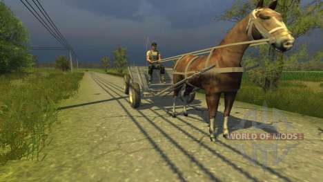 The wagon for Farming Simulator 2013