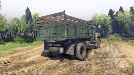 GAZ-53 green for Spin Tires