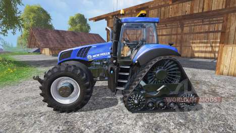 New Holland T8.435 with 200 km-h v1.1 for Farming Simulator 2015