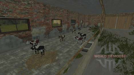 The pens for cows and pigs for Farming Simulator 2013