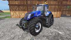 New Holland T8.435 with 200 km-h v1.1 for Farming Simulator 2015
