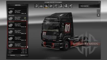 Pak engine for Renault Premium for Euro Truck Simulator 2