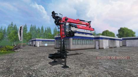 The hydraulic crane Palfinger Epsilon M80F for Farming Simulator 2015