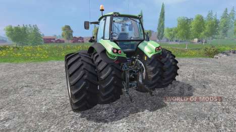 Deutz-Fahr Agrotron 7250 dynamic rear twin wheel for Farming Simulator 2015