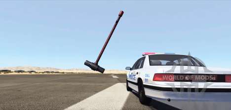 A giant sledgehammer for BeamNG Drive