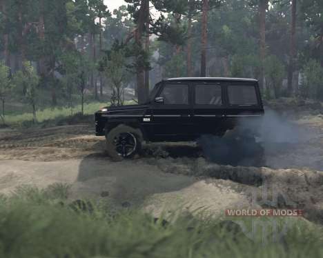 Mercedes G65 4x4 for Spin Tires