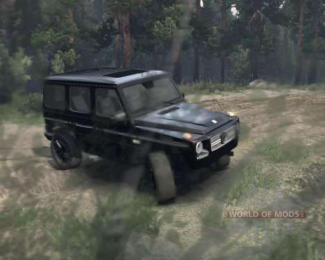 Mercedes G65 4x4 for Spin Tires