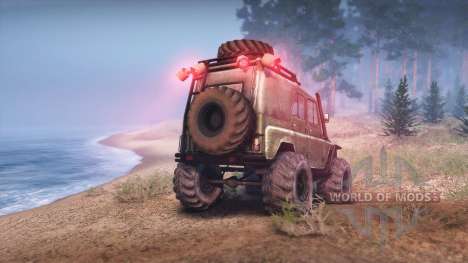 UAZ-469 Turbo for Spin Tires
