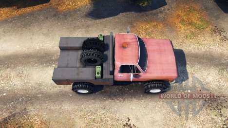Dodge Power Wagon B-17 Rocks for Spin Tires