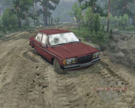 Mercedes W123D for Spin Tires