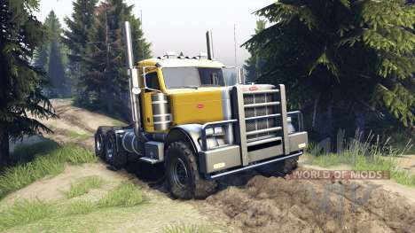 Peterbilt 379 v1.1 yellow for Spin Tires