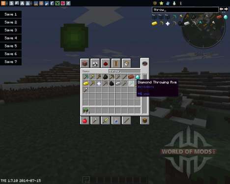 Throwable Everything for Minecraft