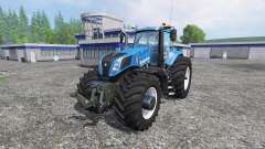New Holland T8.320 600EVOX v1.11 blue for Farming Simulator 2015