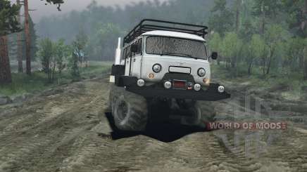 UAZ 6x6 for Spin Tires