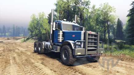 Peterbilt 379 light blue for Spin Tires