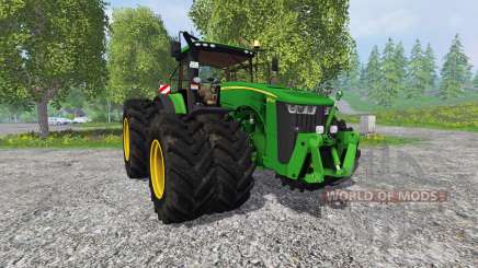 John Deere 8370R v2.0 Ploughing Spec for Farming Simulator 2015