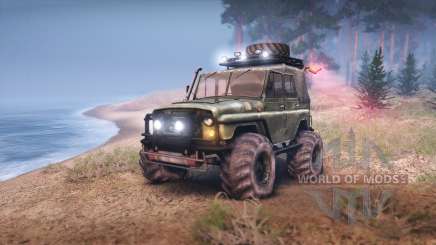 UAZ-469 Turbo for Spin Tires