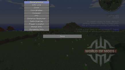 Zyins HUD for Minecraft