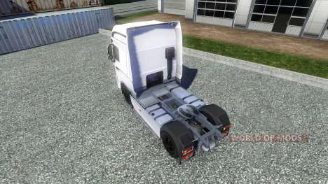 Skin White Edition for DAF XF tractor unit for Euro Truck Simulator 2