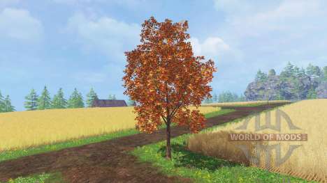 Autumn trees for Farming Simulator 2015