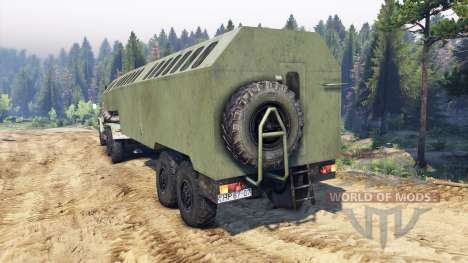 ЗиЛ-137 trailer kung for Spin Tires