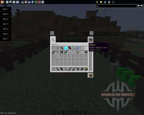 Weapons [1.7.2] for Minecraft