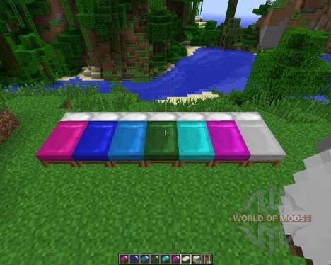 Dyeable Beds [1.7.2] for Minecraft