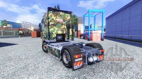 Skin Tarnmuster for DAF XF tractor unit for Euro Truck Simulator 2