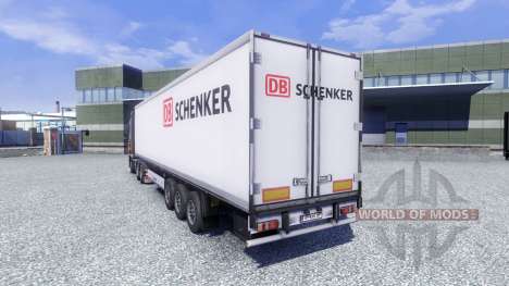 Skin DB Schenker on the trailer for Euro Truck Simulator 2
