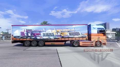 Skin Showtruck on the truck MAN for Euro Truck Simulator 2