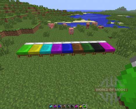 Dyeable Beds [1.6.4] for Minecraft