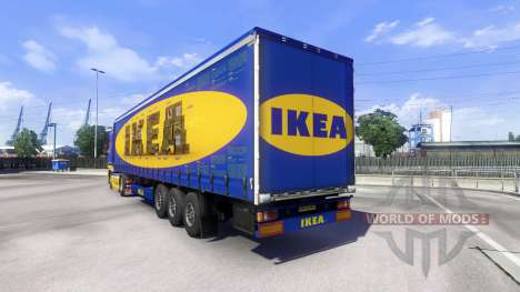 Skin IKEA for DAF XF tractor unit for Euro Truck Simulator 2