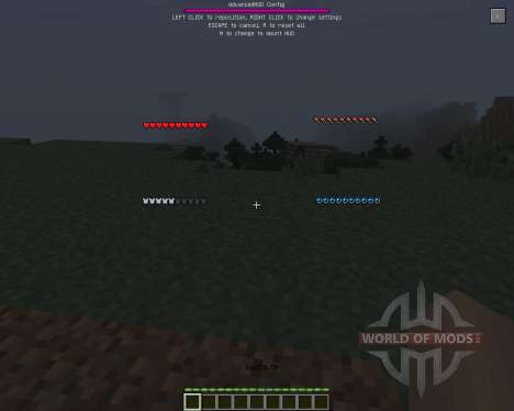 Advanced HUD [1.7.2] for Minecraft