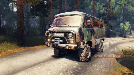 UAZ-2206 for Spin Tires
