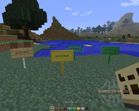 MoarSigns [1.6.4] for Minecraft