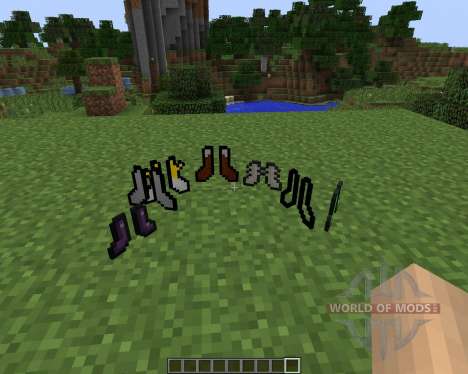 Mo Boots [1.7.2] for Minecraft