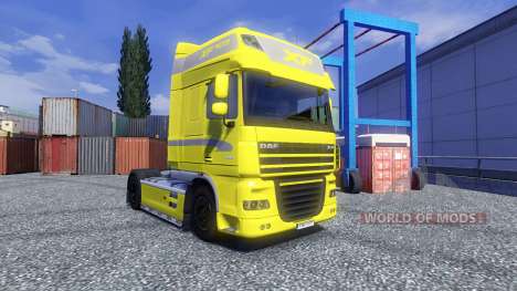 Skin Yellow Edition for DAF XF tractor unit for Euro Truck Simulator 2