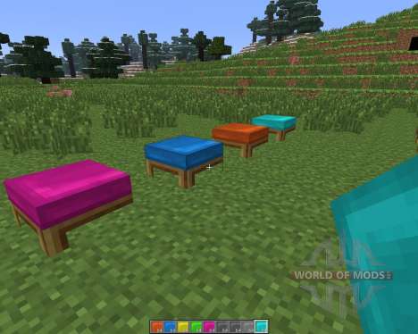 Dyeable Beds [1.6.4] for Minecraft