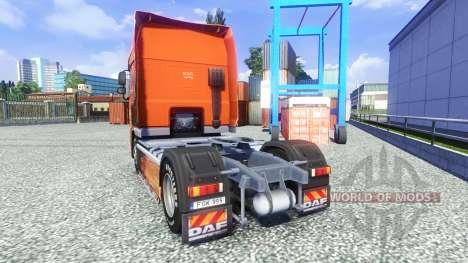The Lowe skin for DAF XF tractor unit for Euro Truck Simulator 2