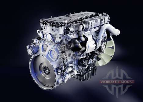 The sound of the diesel engine Mercedes-Benz Act for Euro Truck Simulator 2