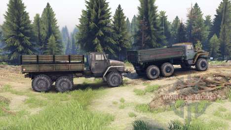 Ural-375 and 4320-01 for Spin Tires