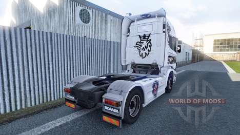 The Scania V8 skin for Scania truck for Euro Truck Simulator 2