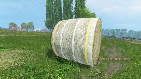 New textures of hay bales for Farming Simulator 2015